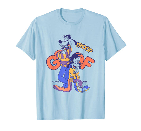 Disney A Goofy Movie Goof Troop Best Duo Big Chest Poster T-Shirt