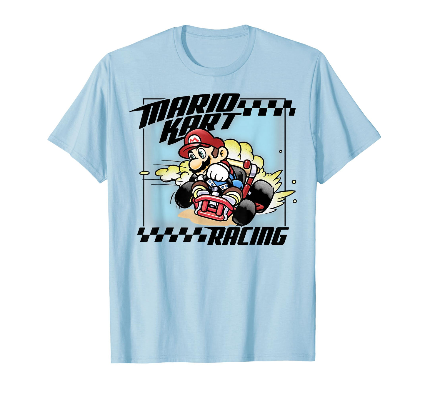 Mario Kart Racing Slide Drift Graphic T-Shirt T-Shirt