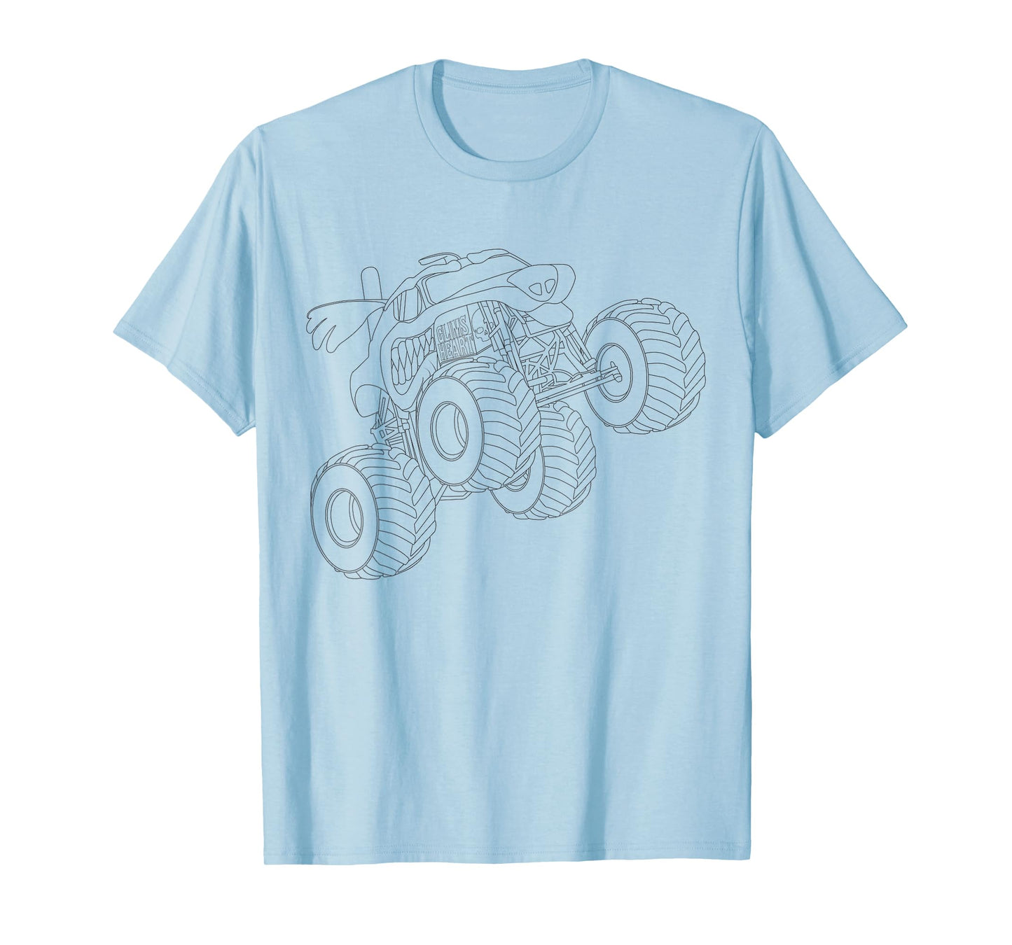 Monster truck mandala coloring for children T-Shirt