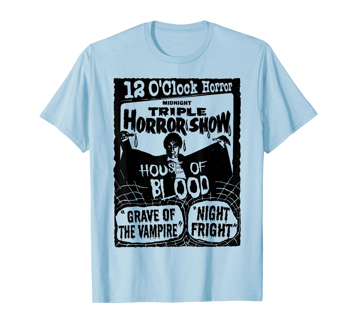 House of Blood Vampire Gothic Vintage Horror Movie Monster T-Shirt