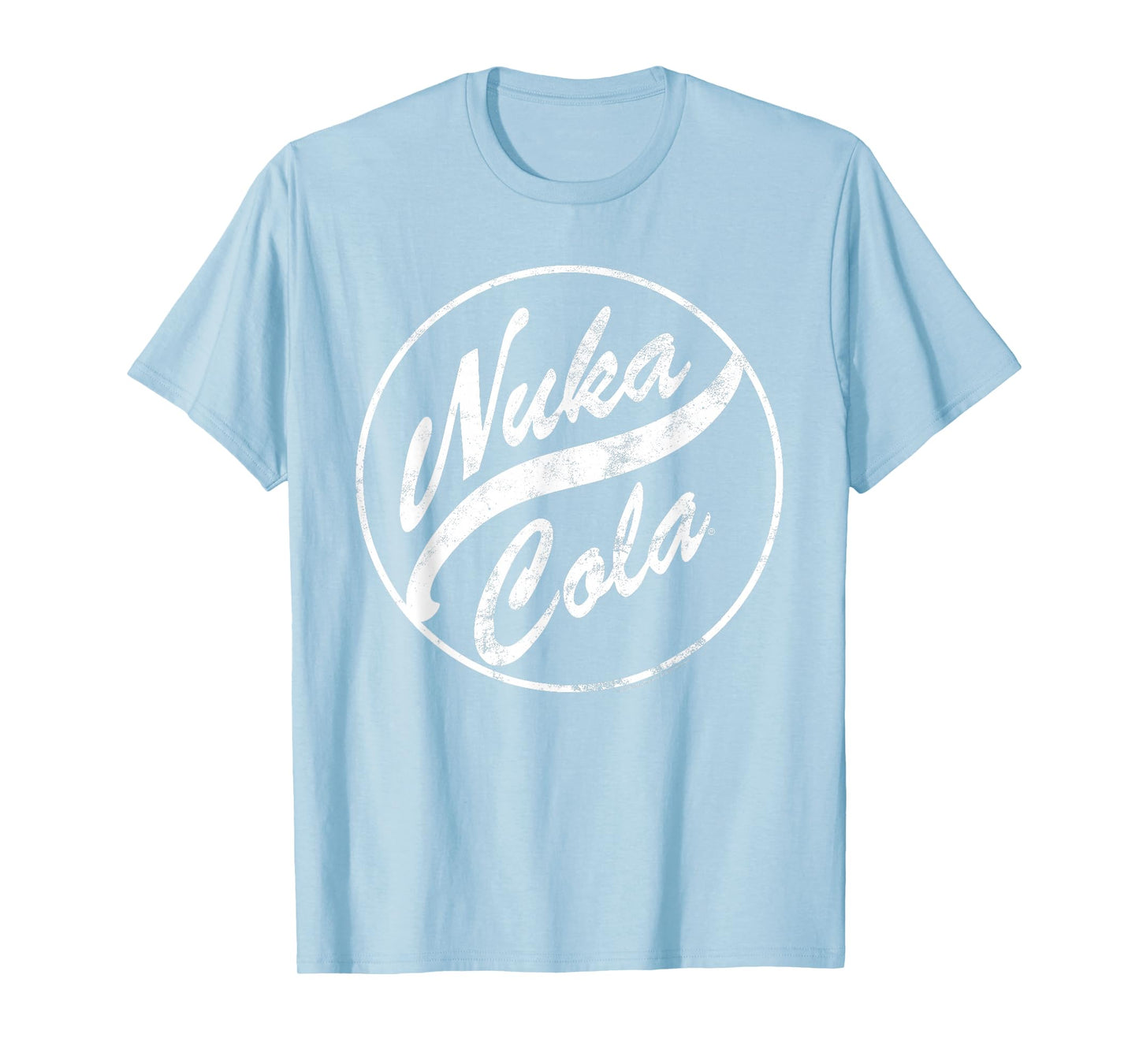 Fallout Video Game Nuka Cola Distressed Round Logo T-Shirt