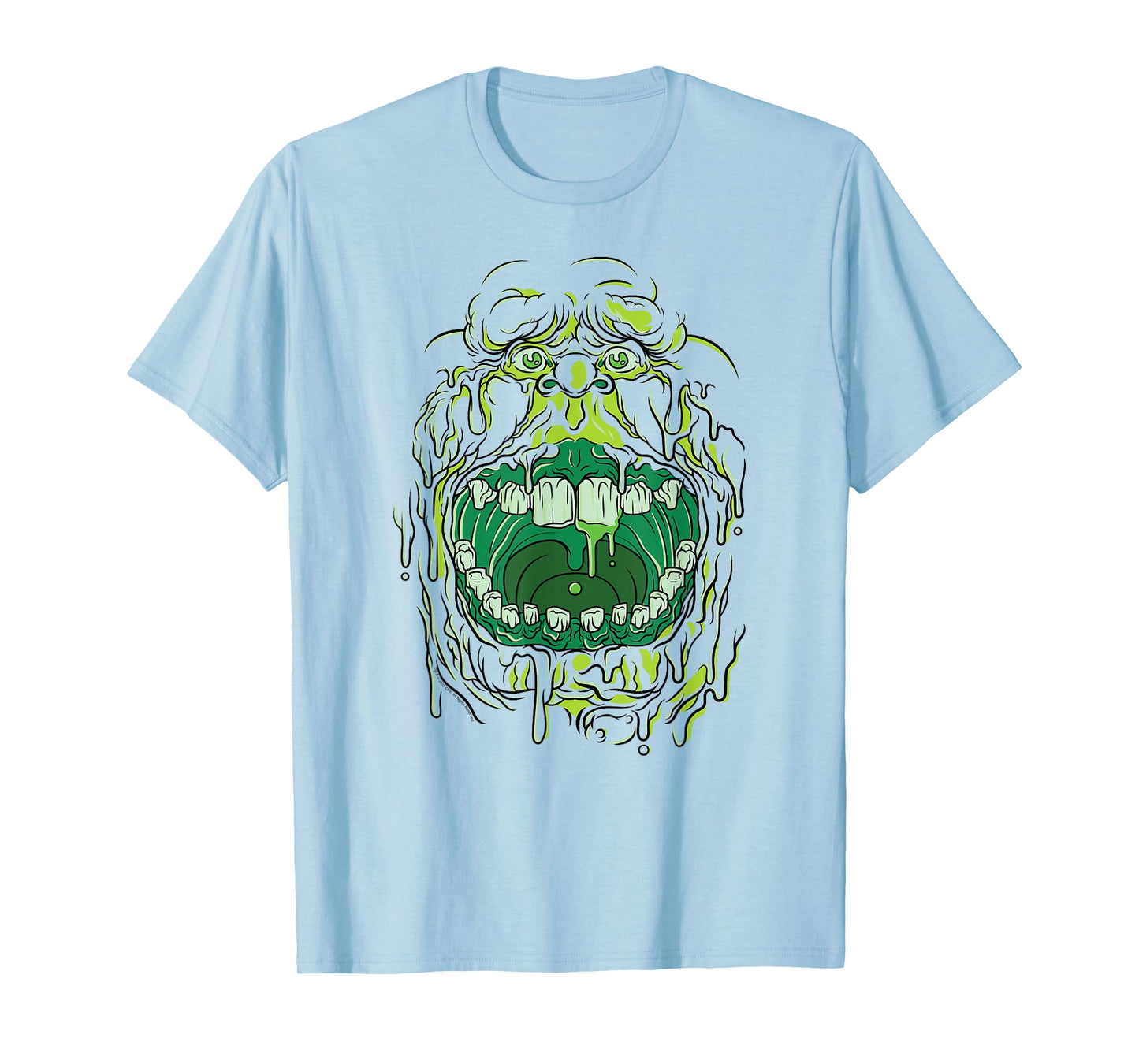 Ghostbusters Slimer Face Retro Movie T-Shirt
