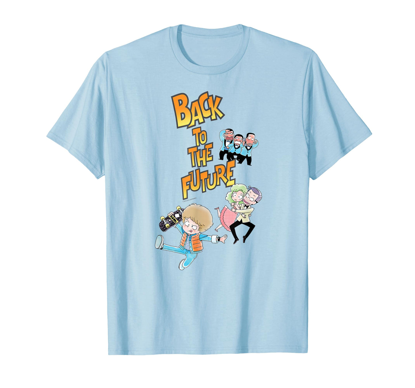 Back to the Future Anime Style T-Shirt