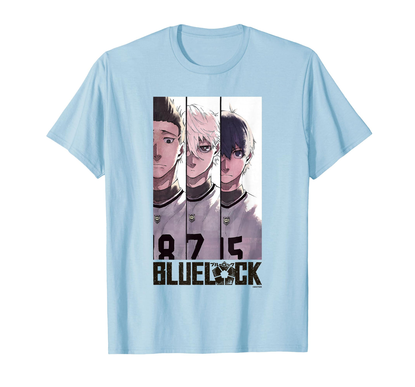 Blue Lock Seishiro Nagi Yoichi Isagi and Shouei Barou Poster T-Shirt