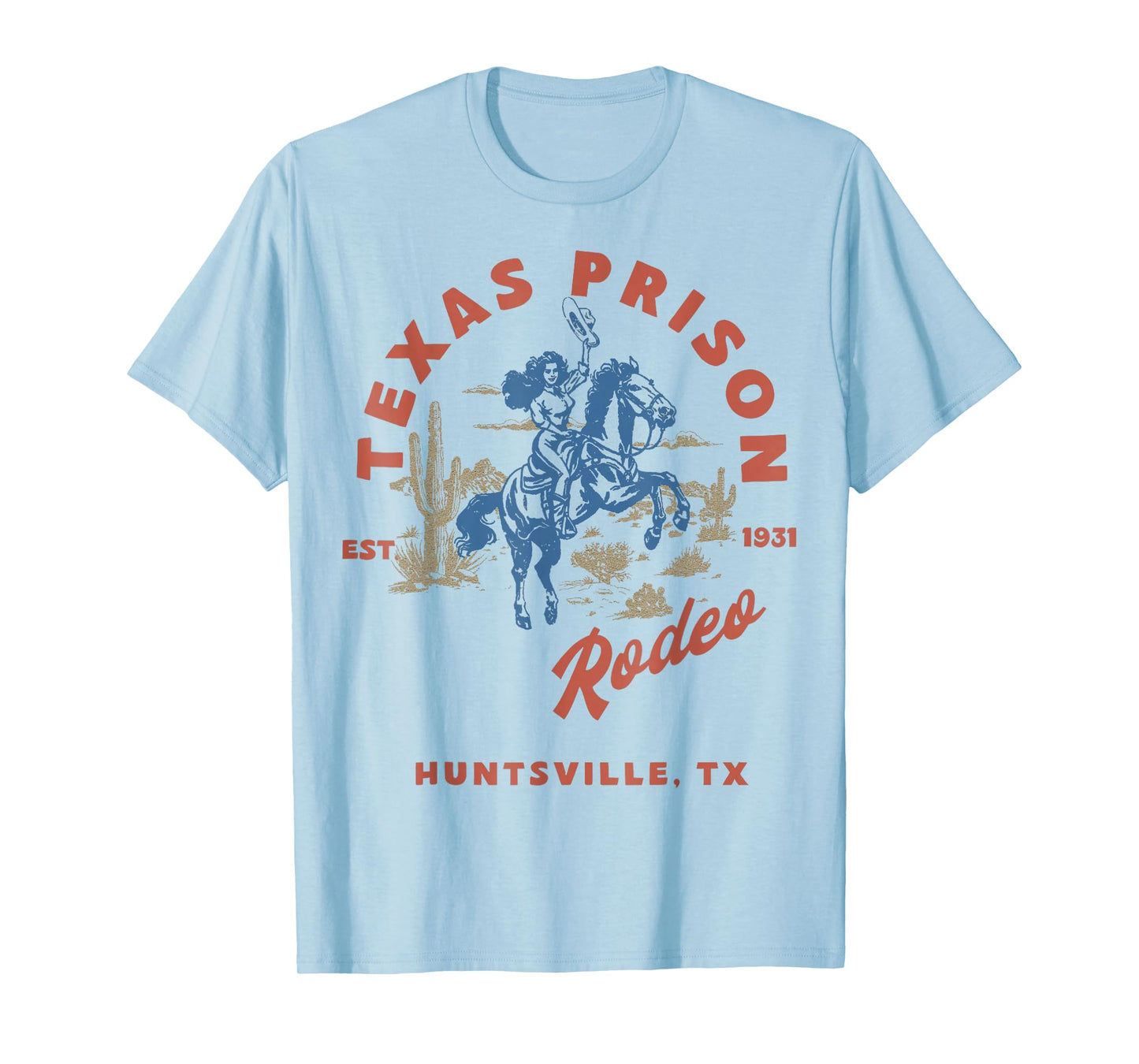 Texas Prison Rodeo Cowboy Western T-Shirt
