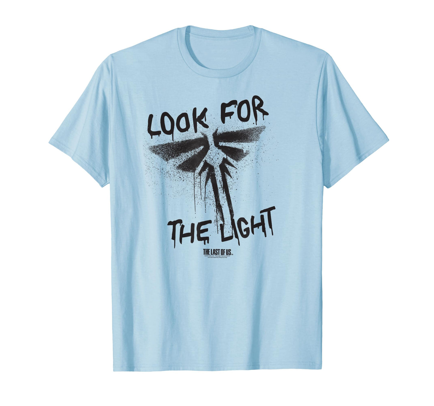 The Last of Us Look for the Light Firefly Spray Paint Game T-Shirt