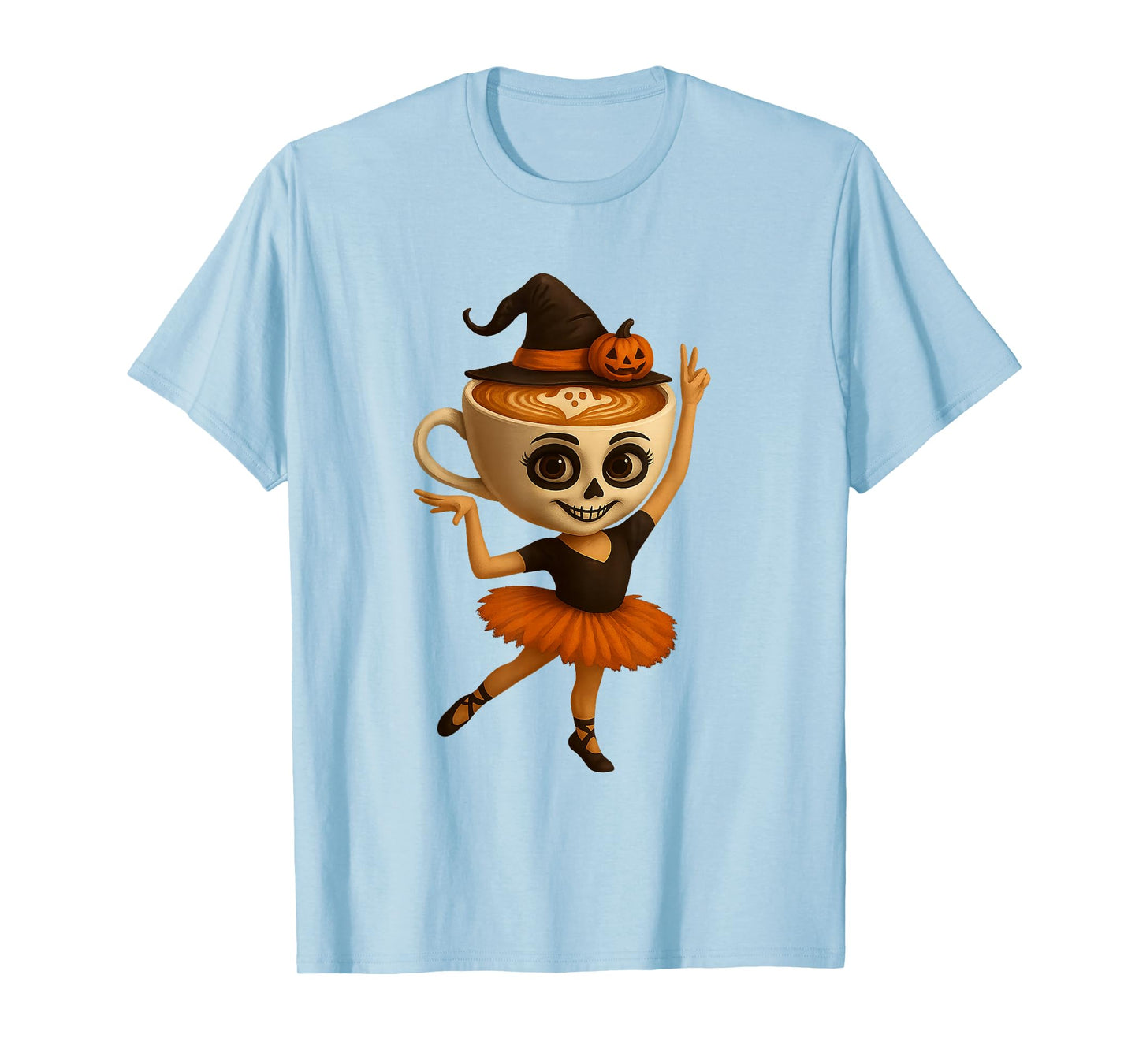 Ballerina Cappuccina Italian Brainrot Meme Halloween T-Shirt