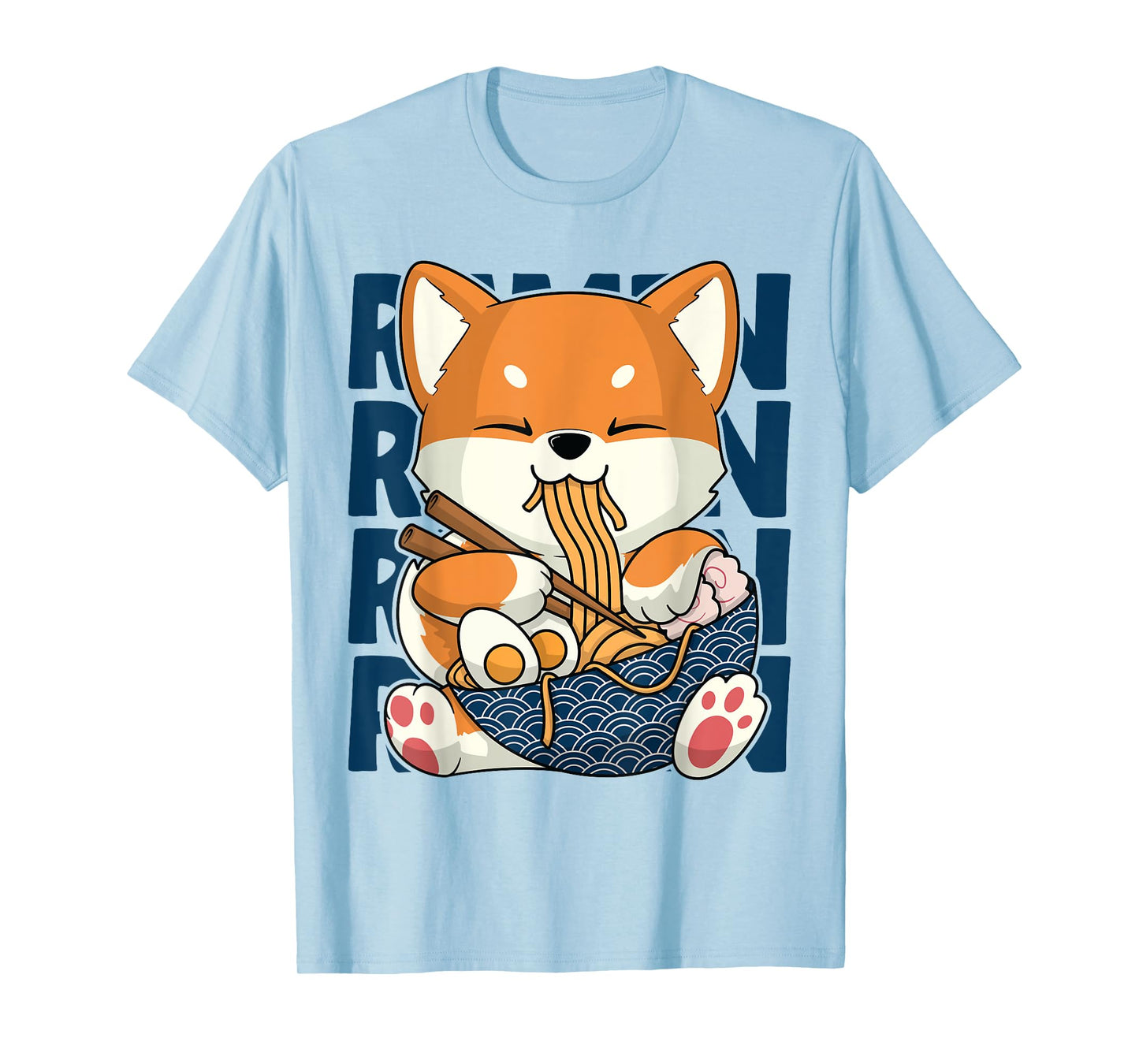 Kawaii Shiba Inu Dog Ramen Japan Corgi T-Shirt