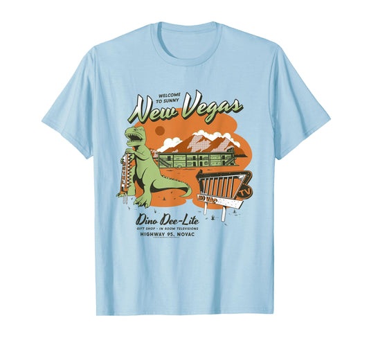 Fallout Welcome to New Vegas Dino Dee-Lite Video Game T-Shirt