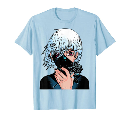Black Roses - Alt Aesthetic - Anime Manga Pink T-Shirt