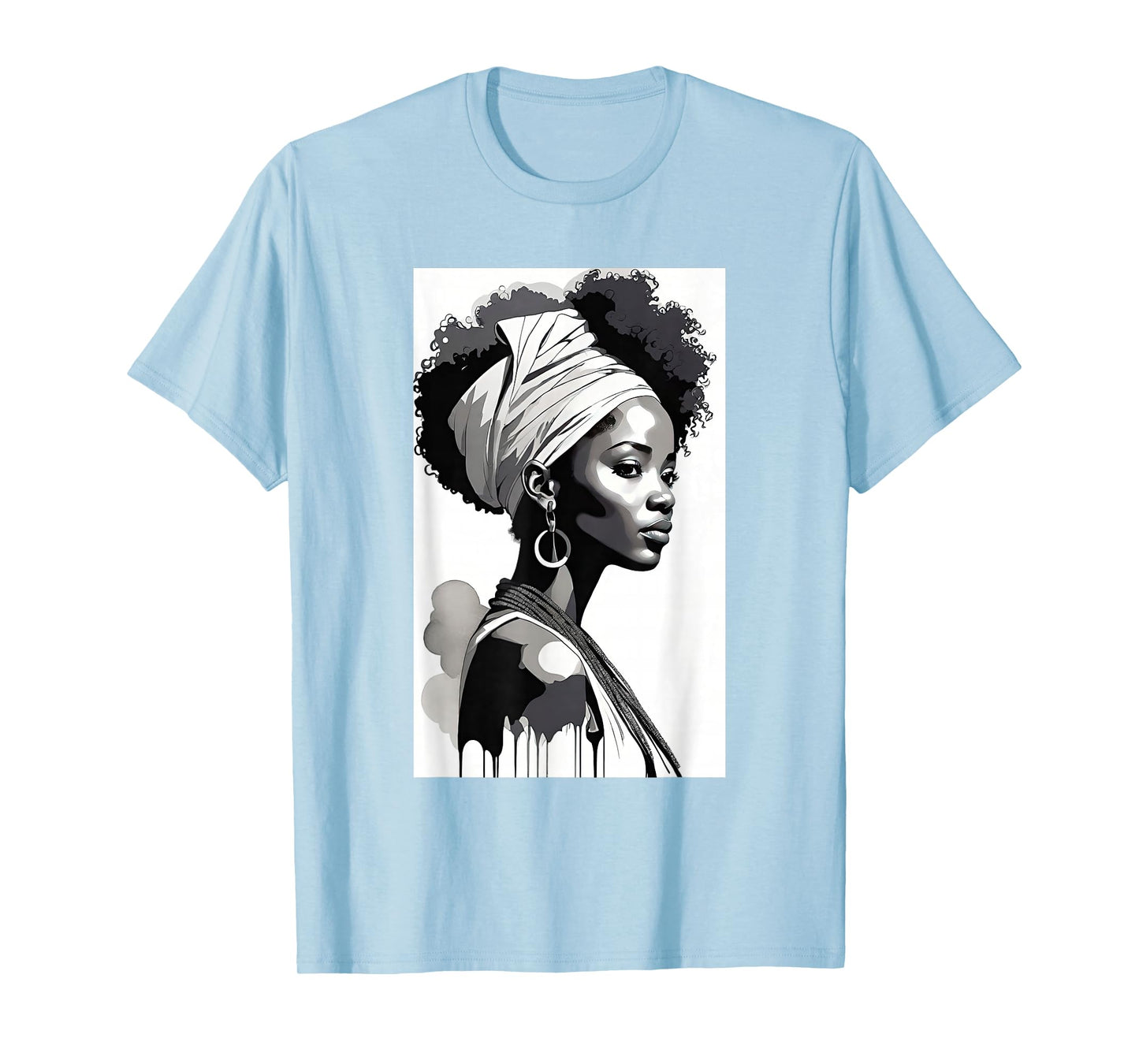 Afro Women Artwork African Women Graphic T-Shirt