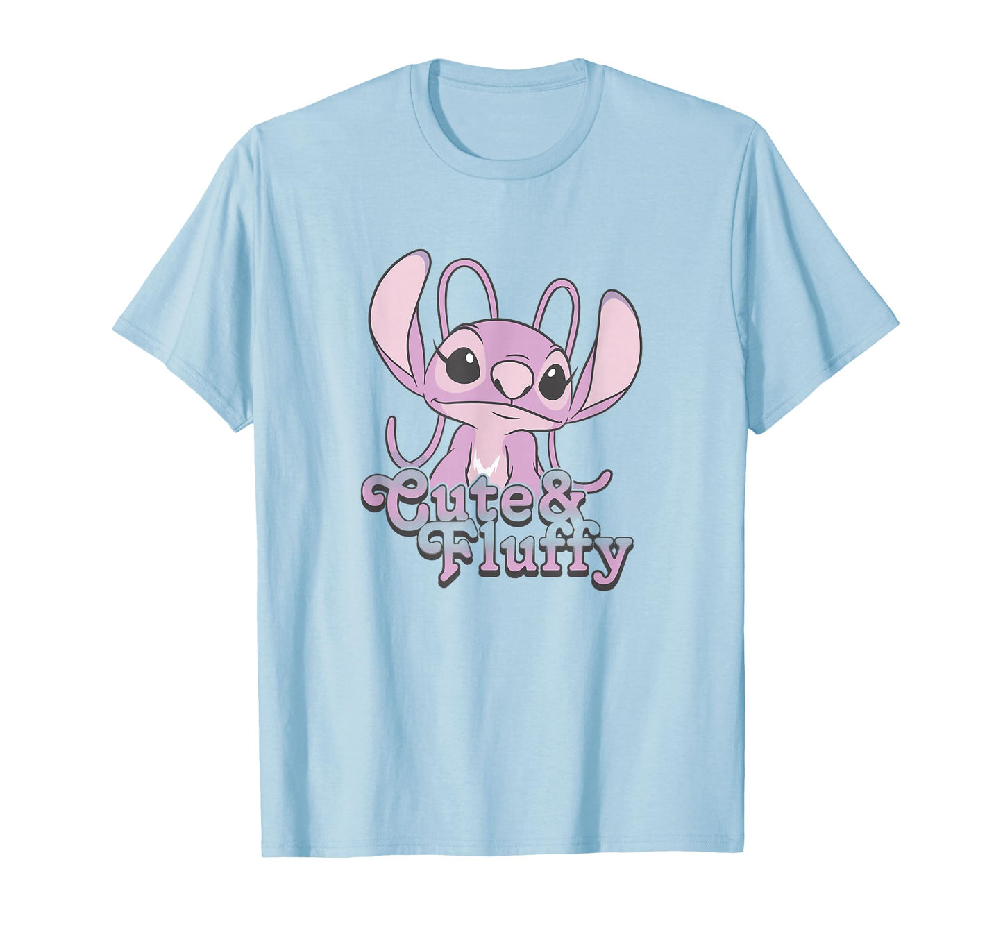 Disney Lilo & Stitch Valentine's Day Angel Cute & Fluffy T-Shirt
