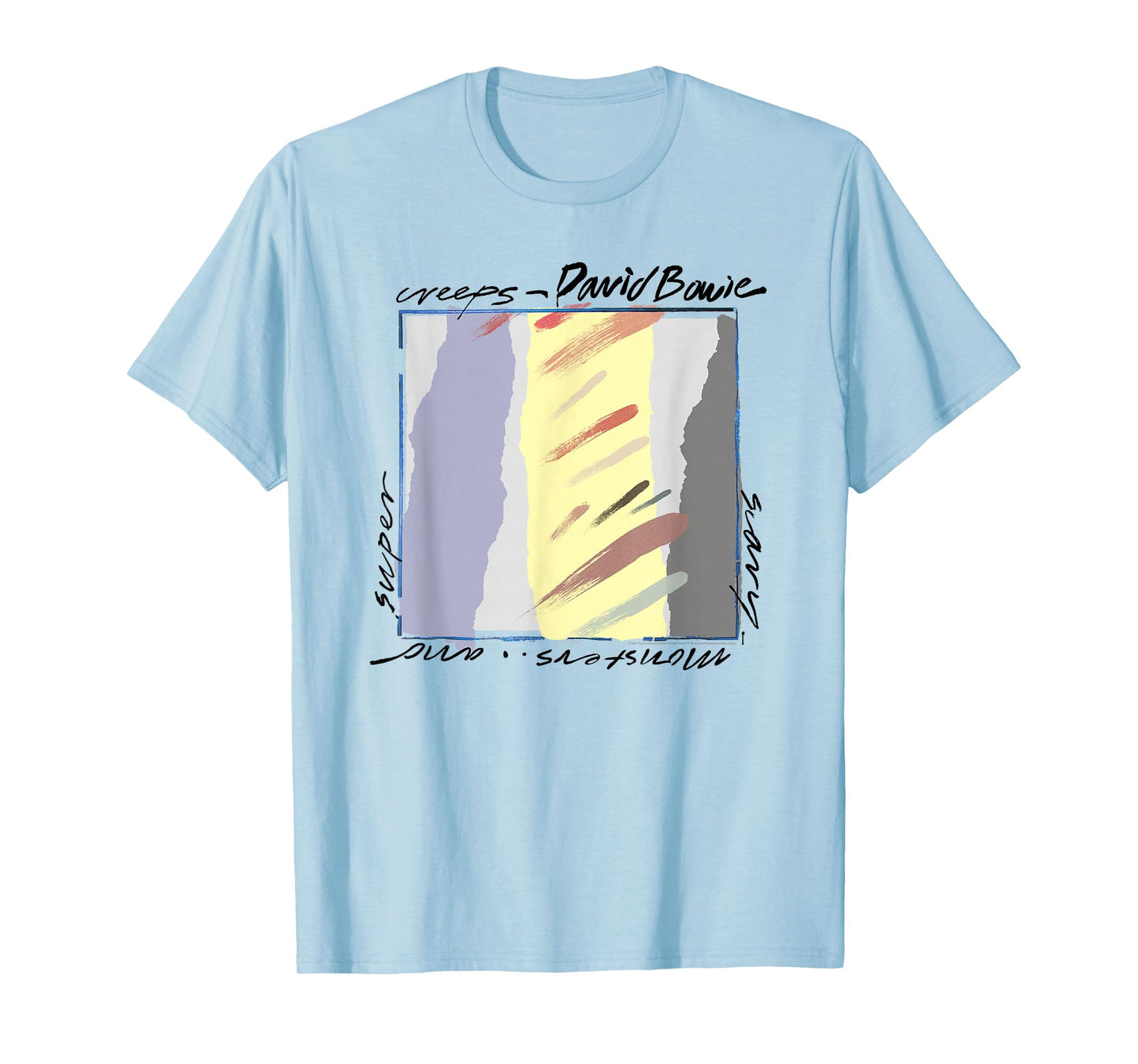 David Bowie - Scary Monsters Abstract T-Shirt