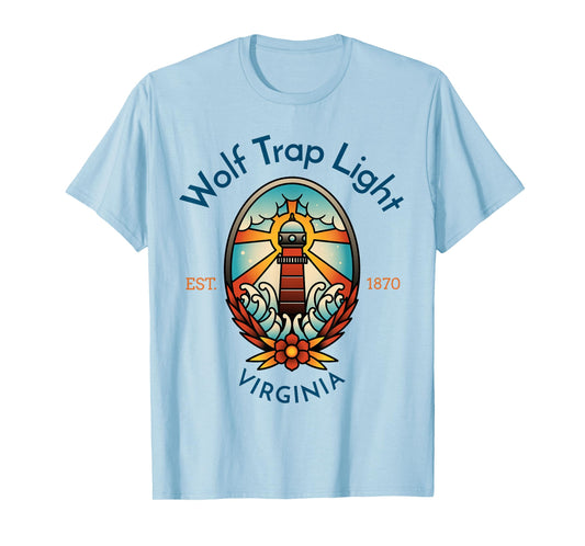 Wolf Trap Light Lighthouse Virginia T-Shirt
