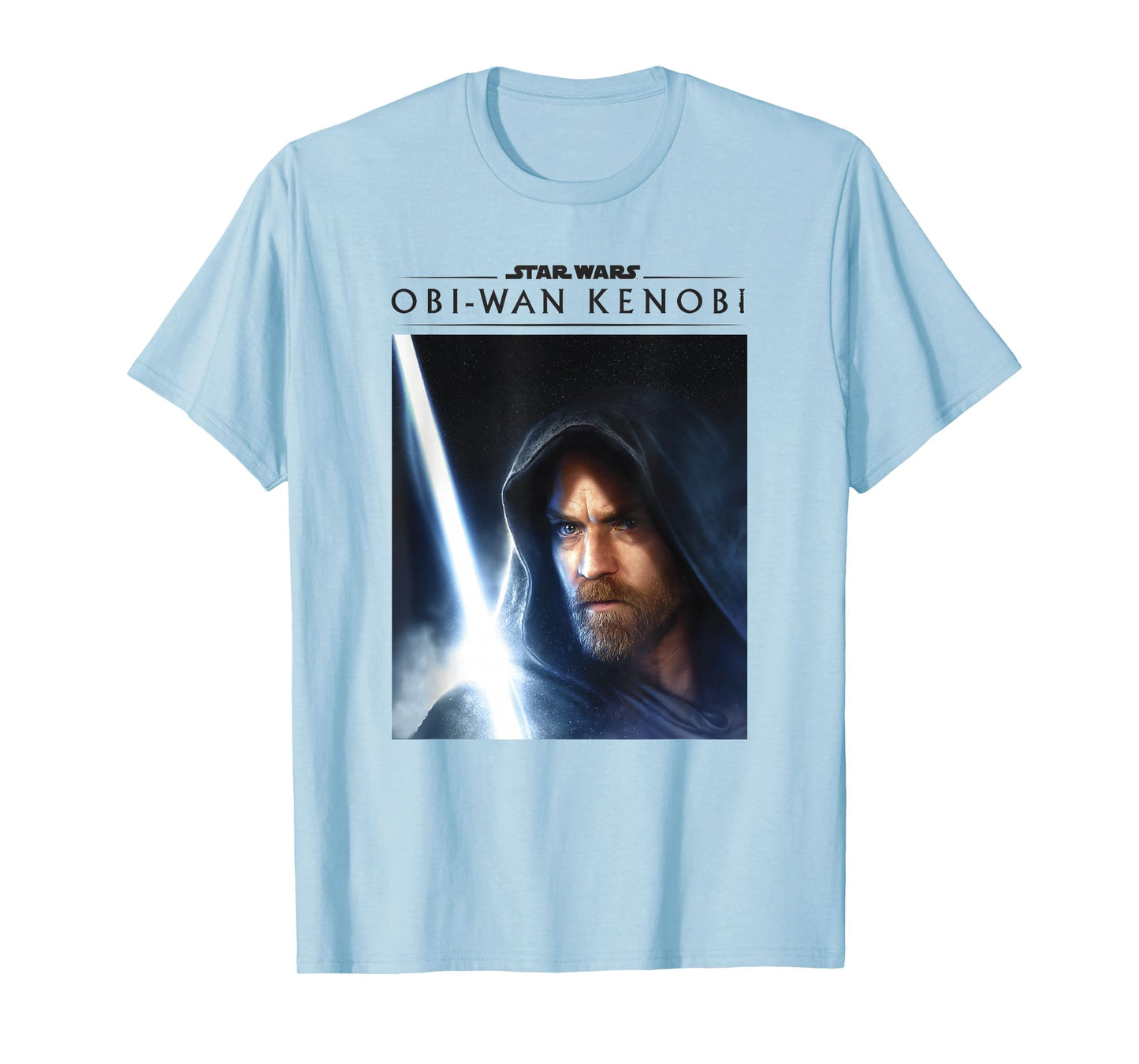 Star Wars: Obi-Wan Kenobi Big Face Lightsaber Poster T-Shirt