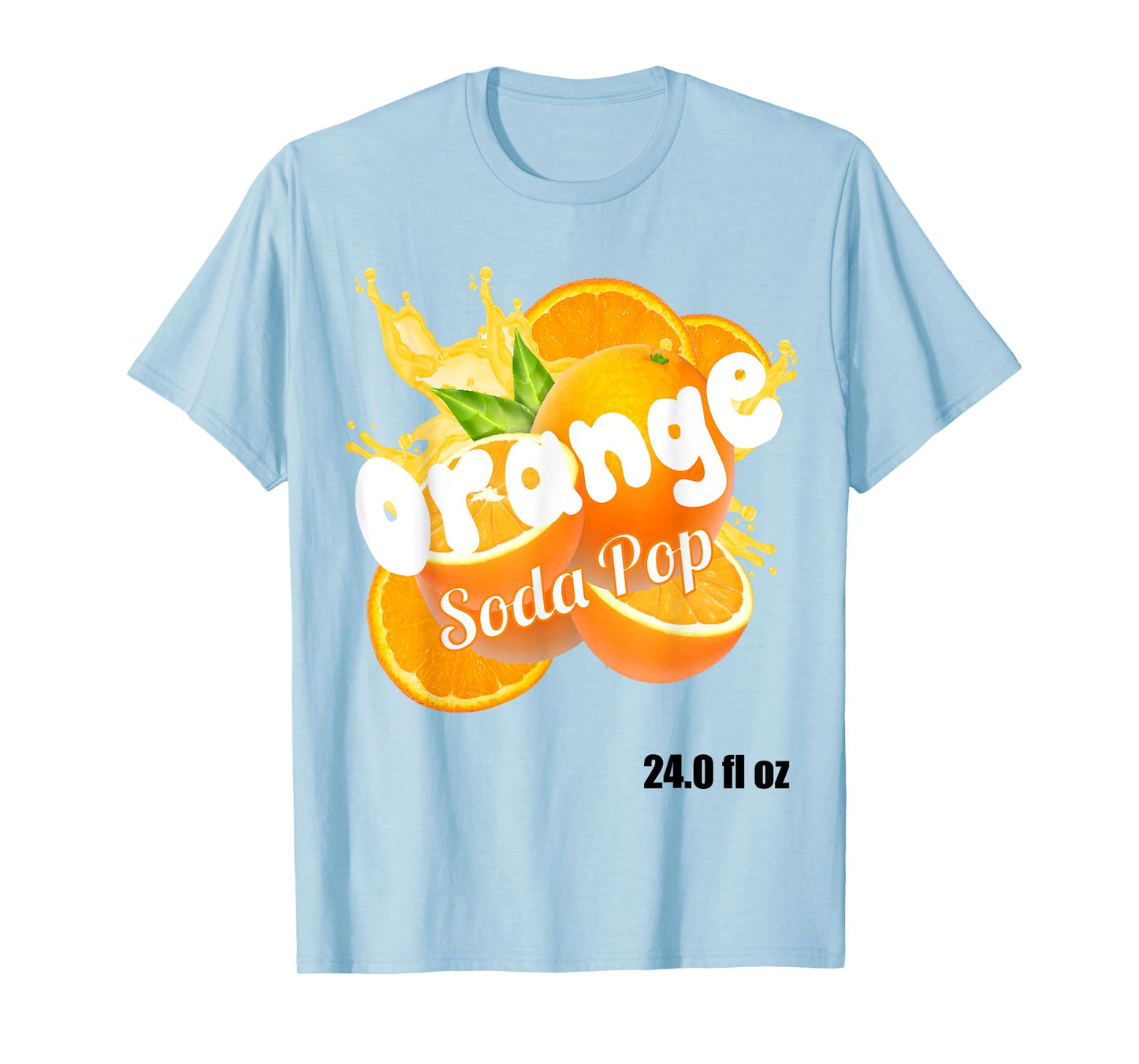 Orange Soda Pop Costume for Adults and Kids T-Shirt