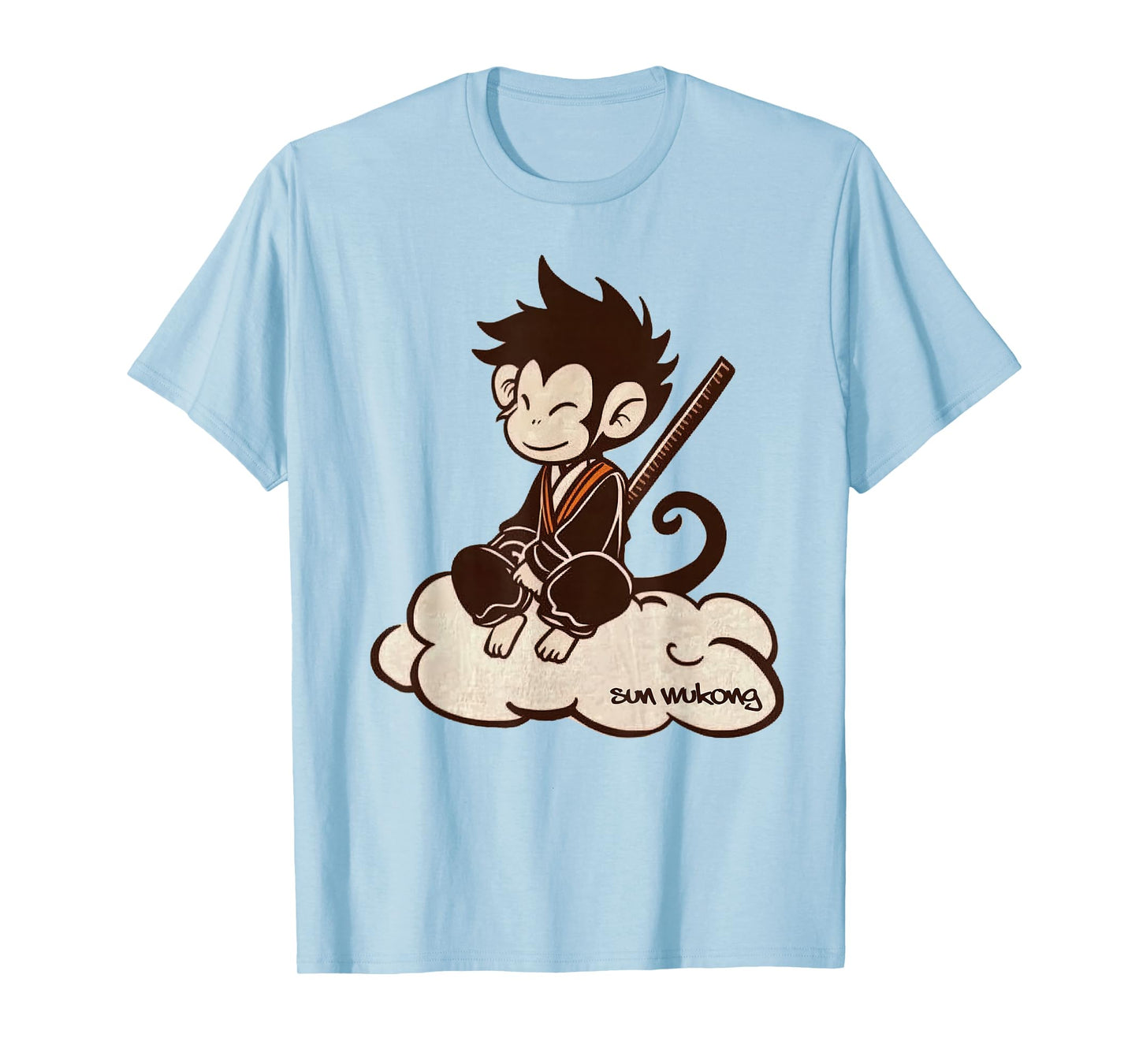 Sun Wukong surfing on a Cloud Monkey King Chinese Legend T-Shirt
