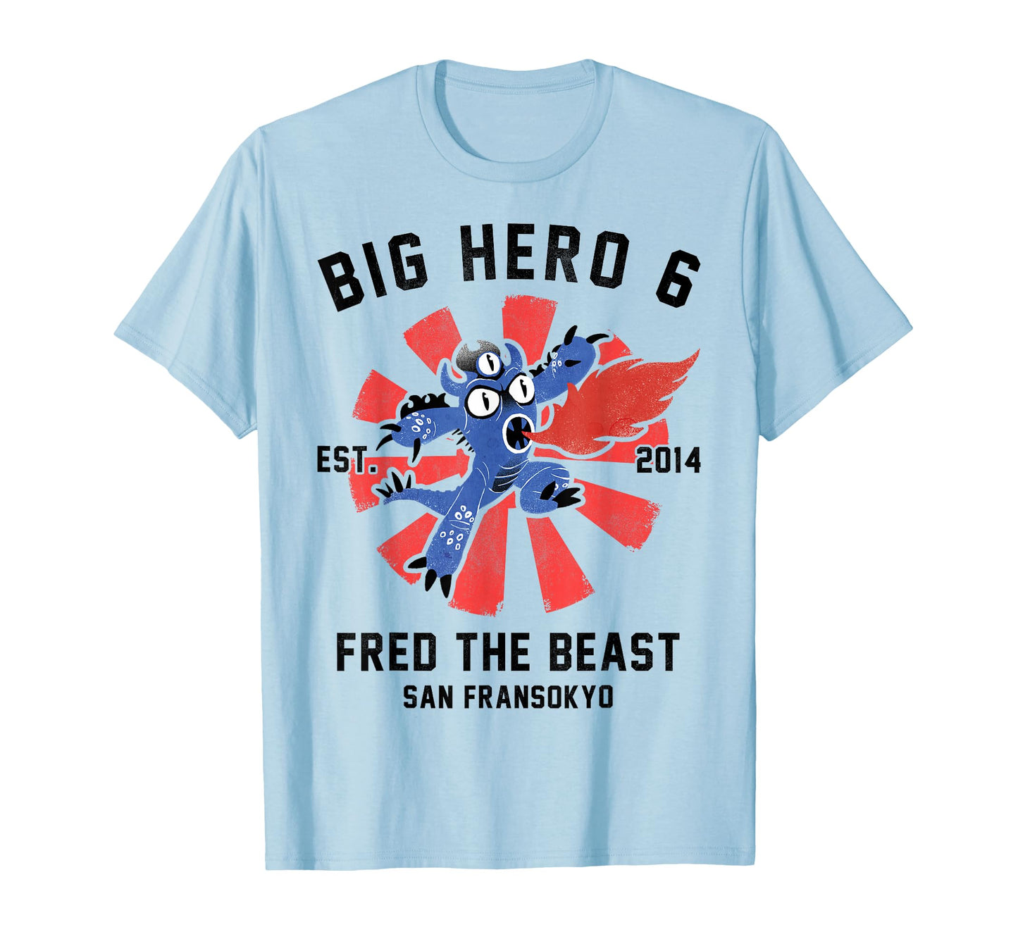 Disney Big Hero 6 Fred The Beast Poster Graphic T-Shirt T-Shirt