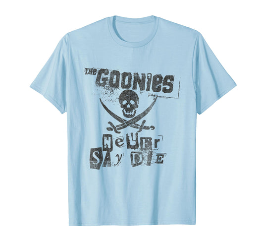 The Goonies Never Say Die Punk Letters Movie T-Shirt