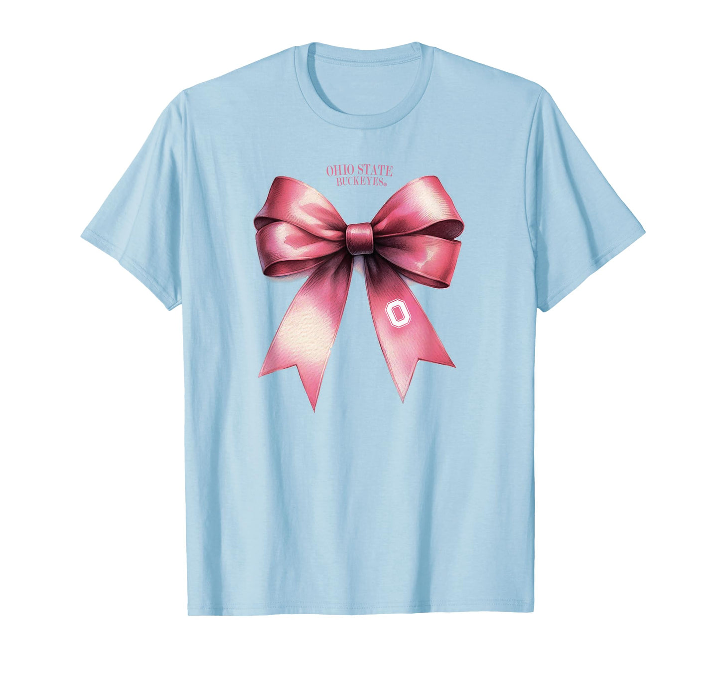 Ohio State Buckeyes Bow Pink Officially Licensed T-Shirt