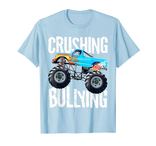 Crushing Bullying Car Monster Truck Unity Day Orange Tee T-Shirt