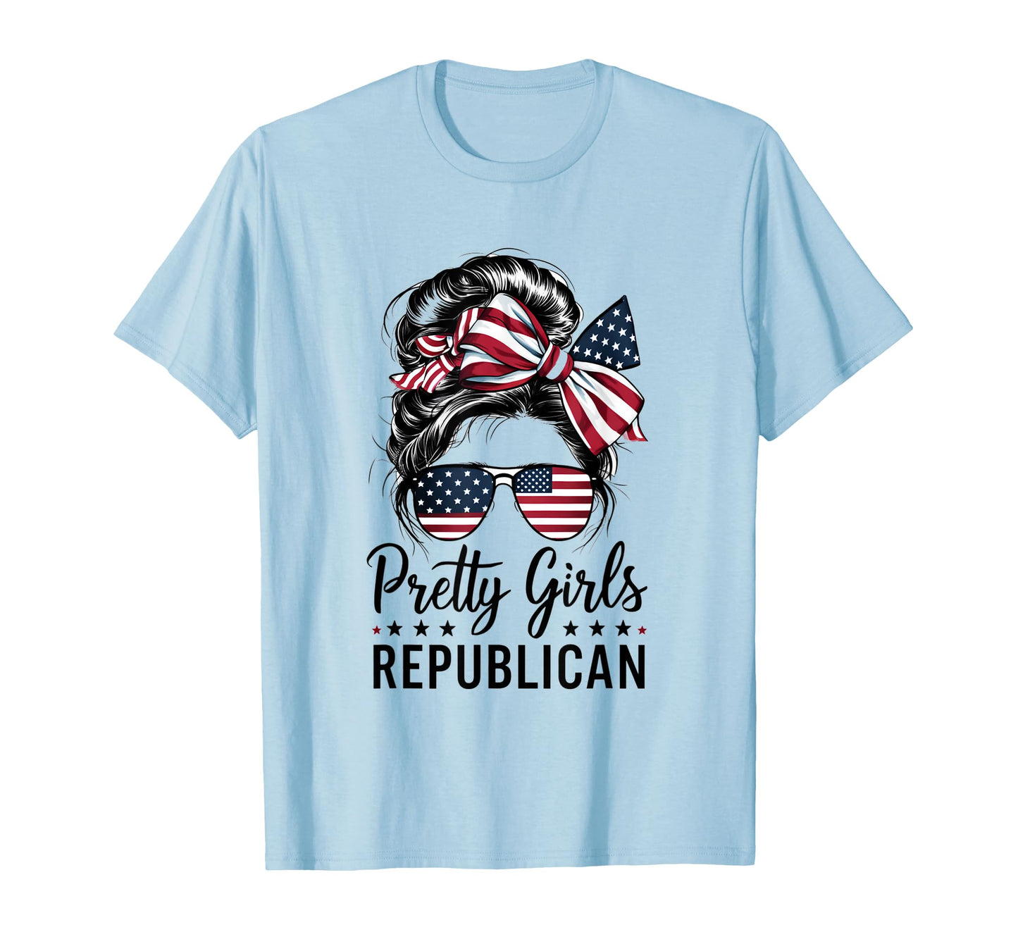 Pretty Girls Vote Republican Conservative patriotic women T-Shirt