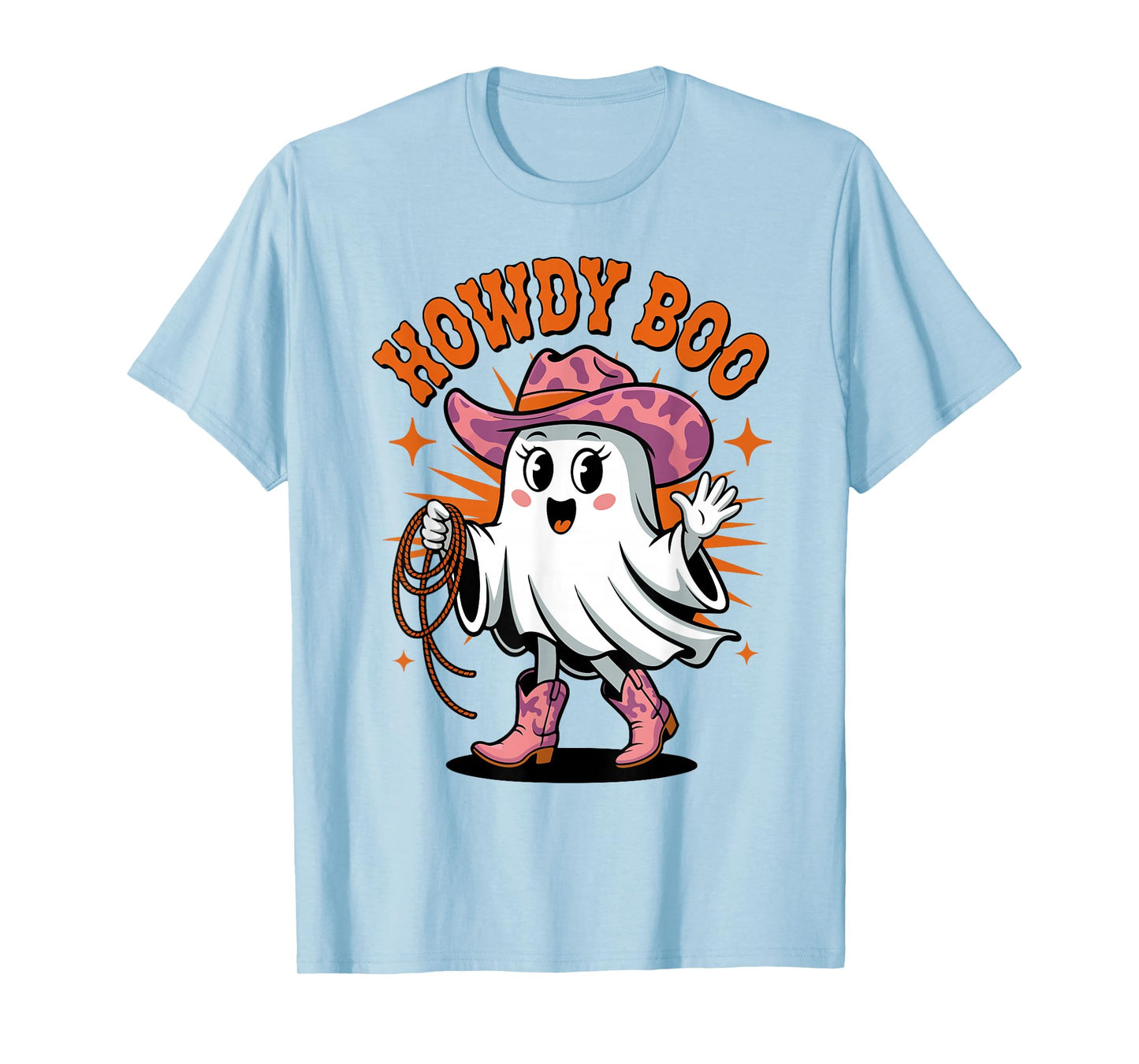 Howdy Boo Ghost Cowgirl Halloween Cute Teen Girl Toddler T-Shirt