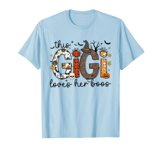 This Gigi Loves Her Boos Halloween Spooky Family Matching T-Shirt