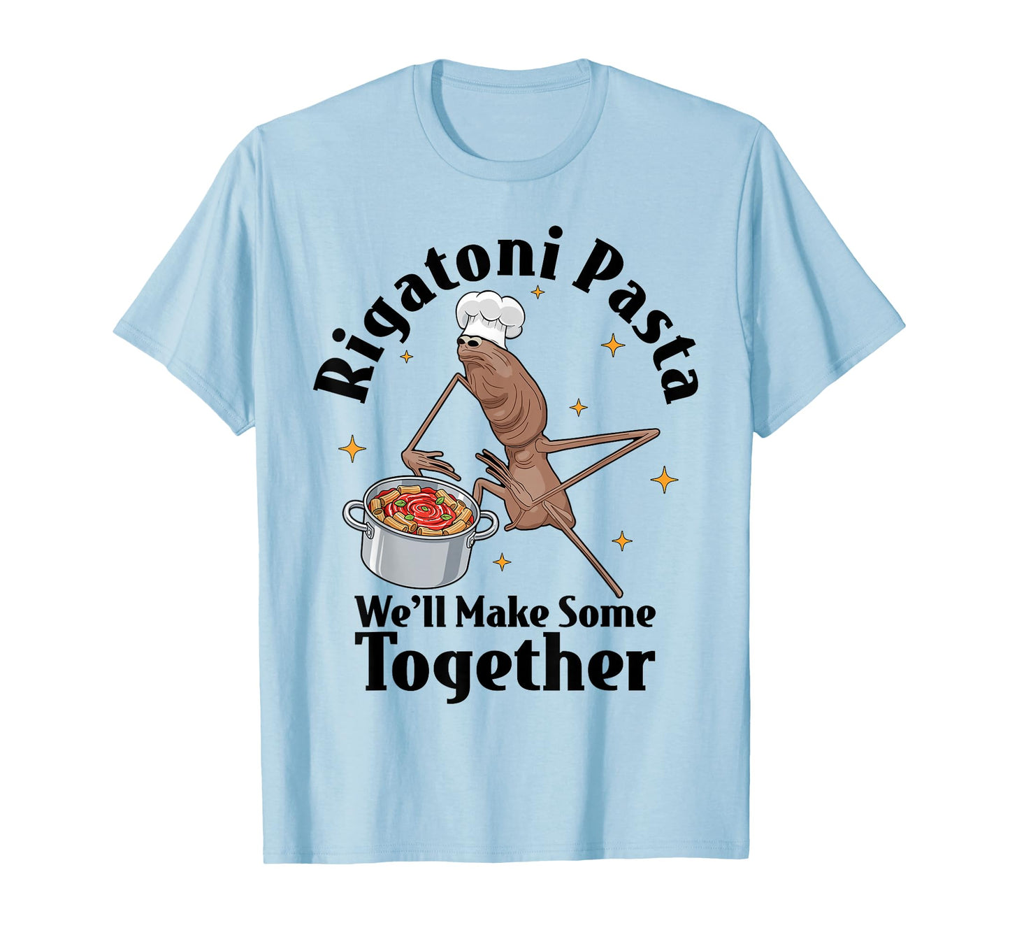 Marcus The Worm Rigatoni Pasta Funny Meme T-Shirt