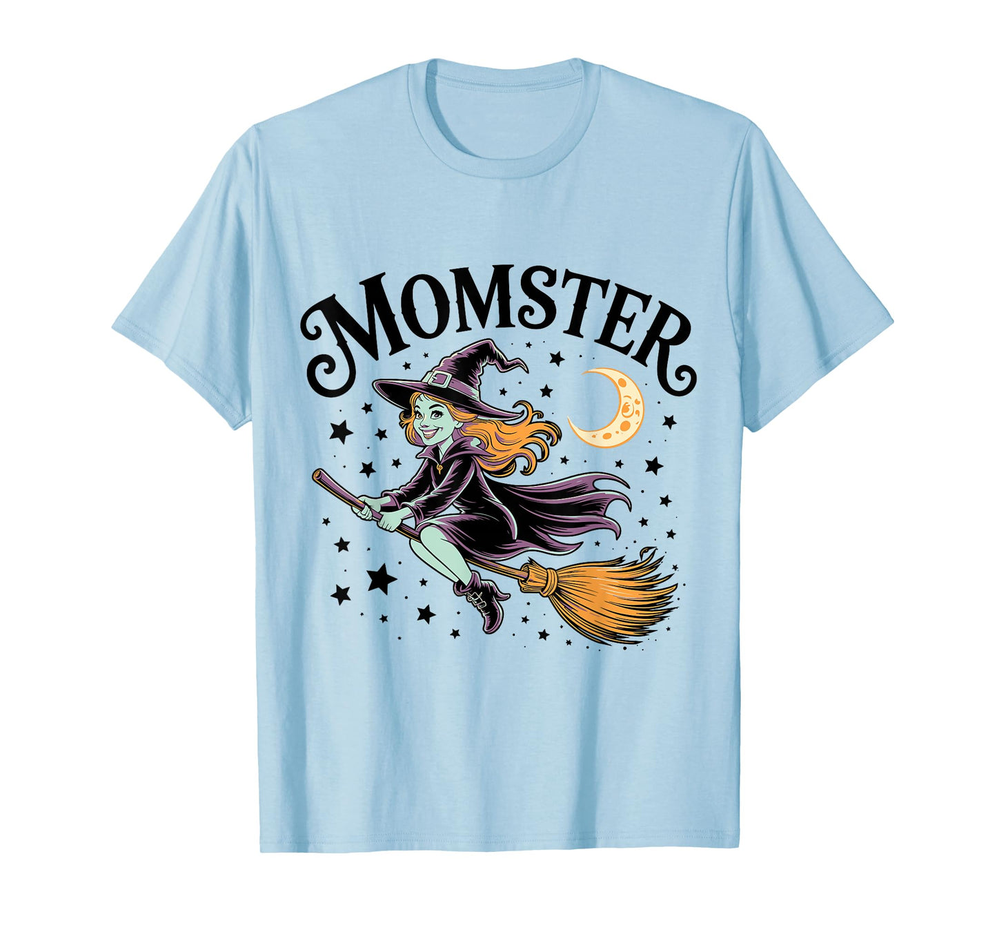 Momster Funny Halloween Mom Witch T-Shirt
