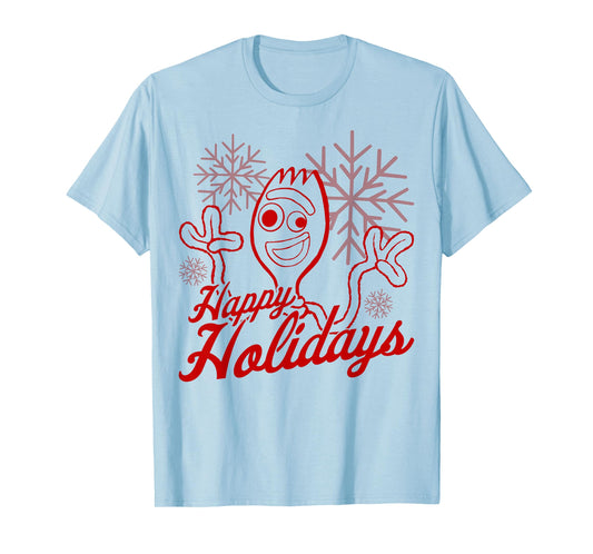 Disney Pixar Toy Story Christmas Forky Happy Holidays T-Shirt