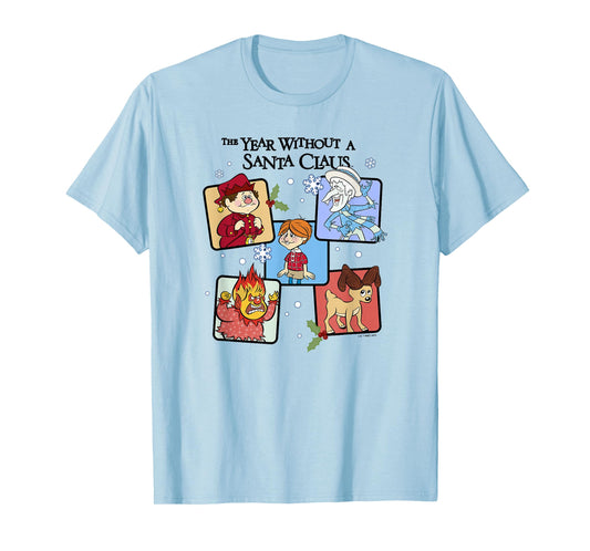 The Year Without A Santa Claus Group Shot Box Up T-Shirt