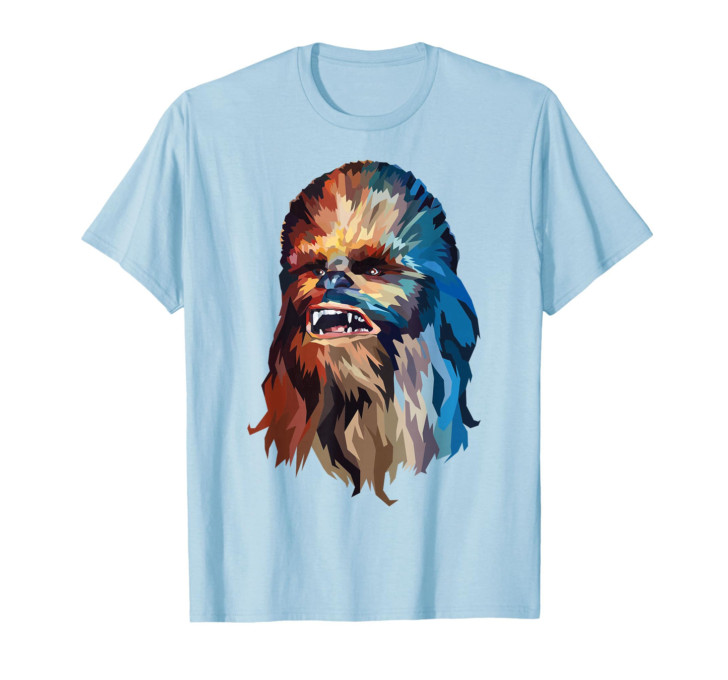 Star Wars Chewbacca Awesome Geometric Style Chewie Portrait T-Shirt