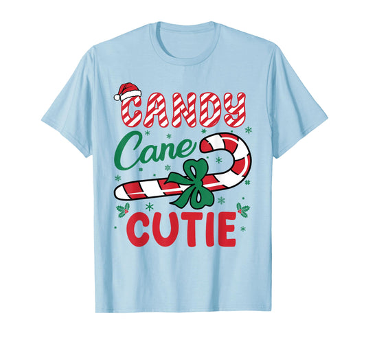 Candy Cane Cutie Funny Christmas Holiday Boys Toddlers kids T-Shirt