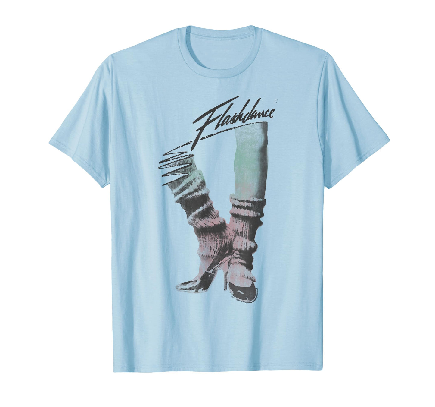 Flashdance Dancing Shoes Title Logo T-Shirt