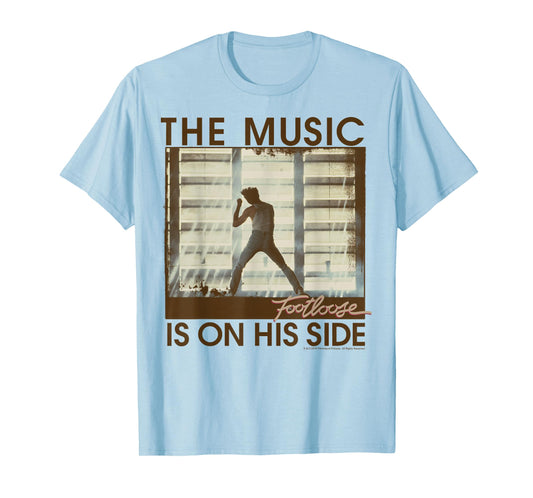 Footloose The Music Is On His Side Poster T-Shirt