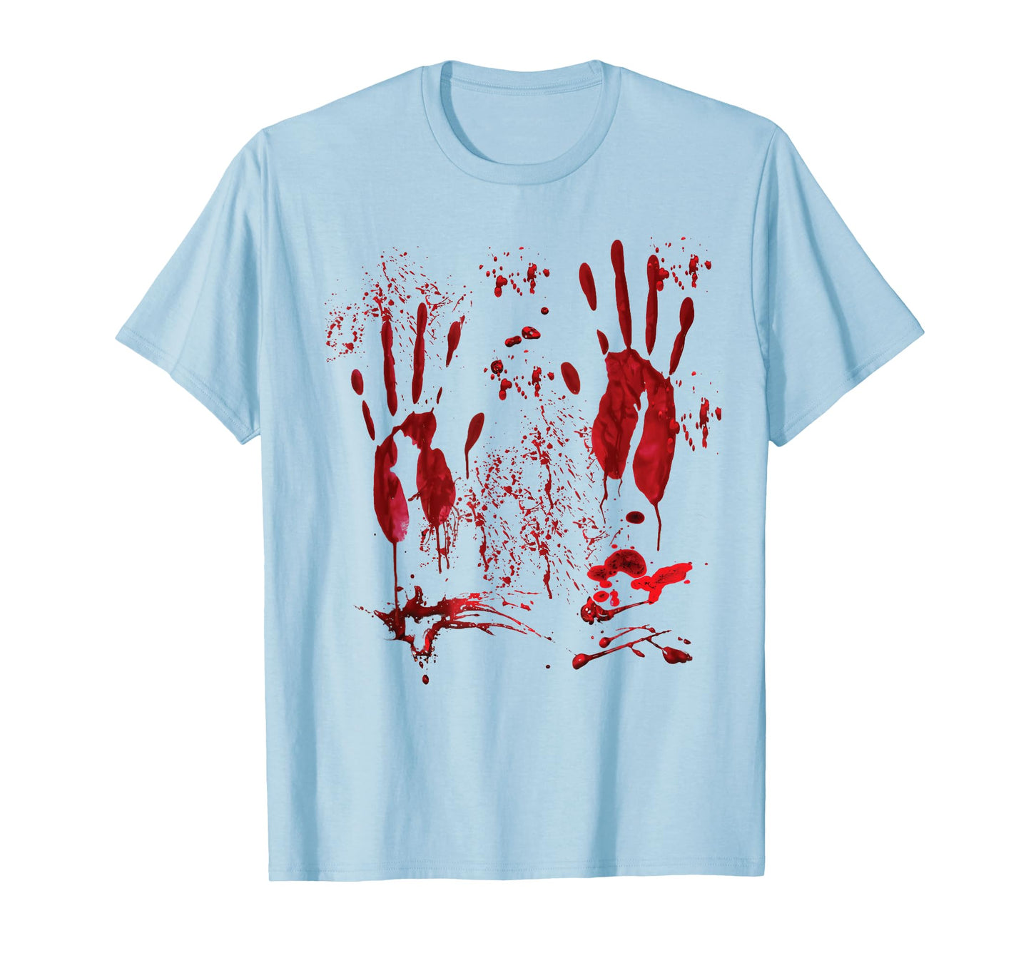 Blood Hands Blood Splatter Halloween Costume Men Women T-Shirt