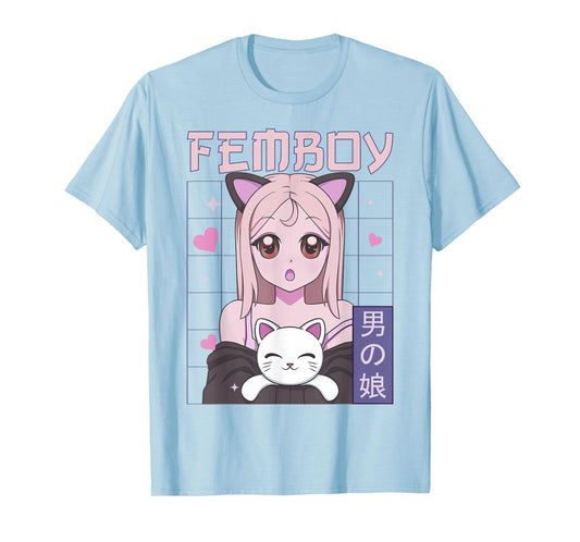Femboy Crossdressing Crossdresser MTF Anime T-Shirt