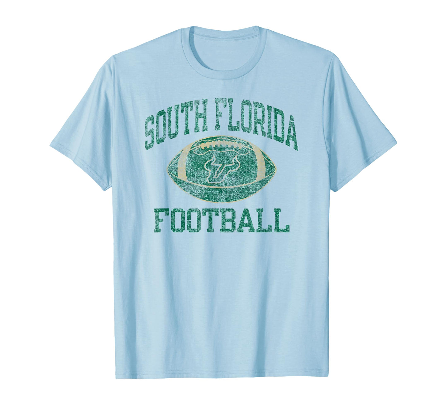 South Florida Bulls Football Intensity Vintage White T-Shirt