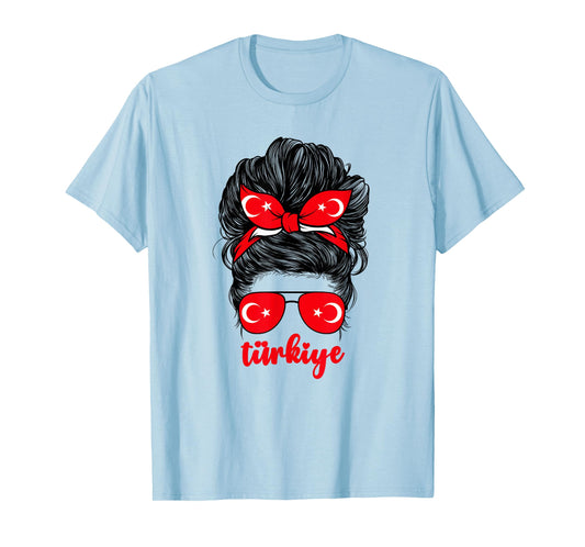 Turkish Girl For Women Türkiye Turkey Flag Girls Woman T-Shirt