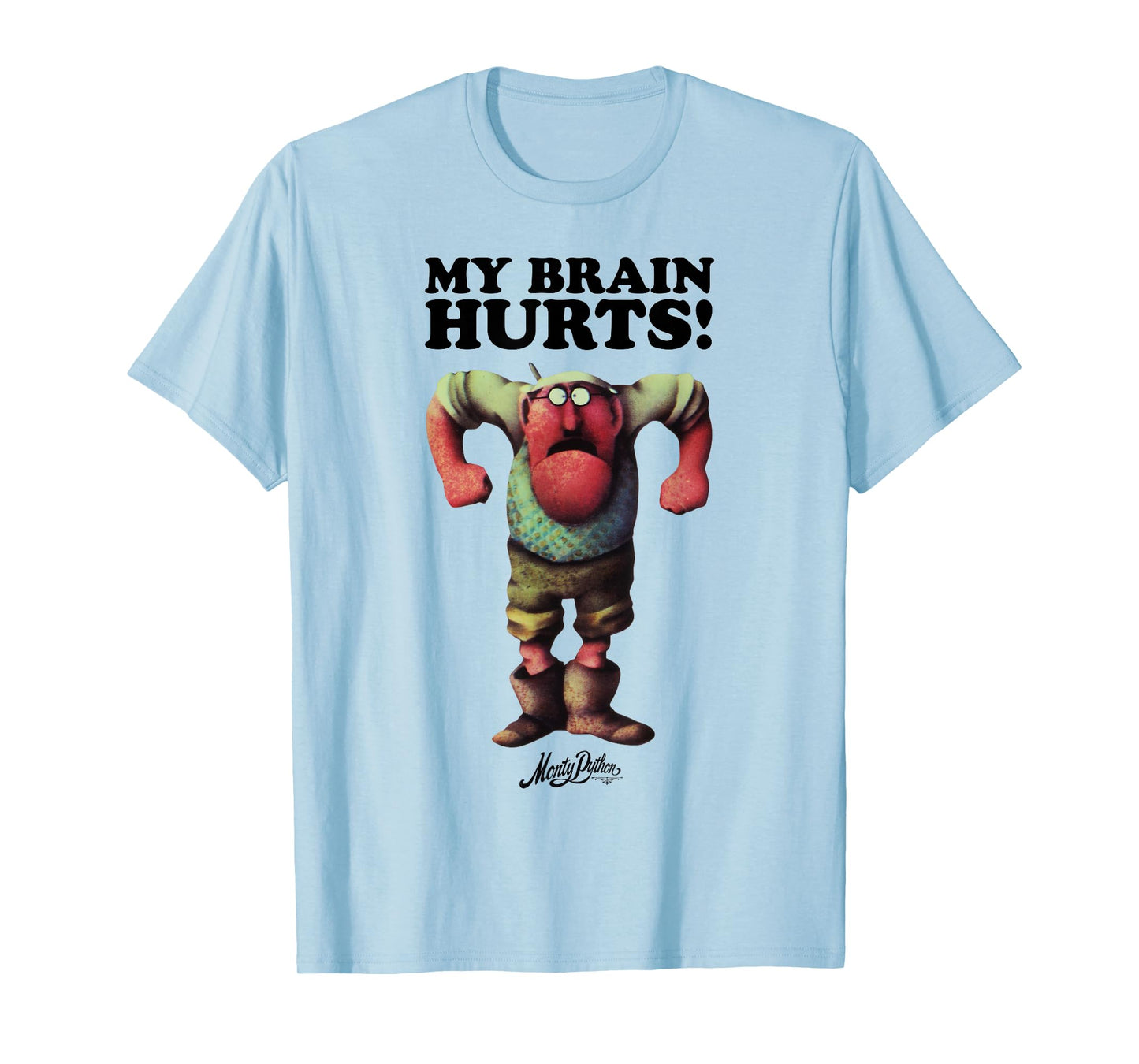 Monty Python Official Gumby My Brain Hurts T-Shirt
