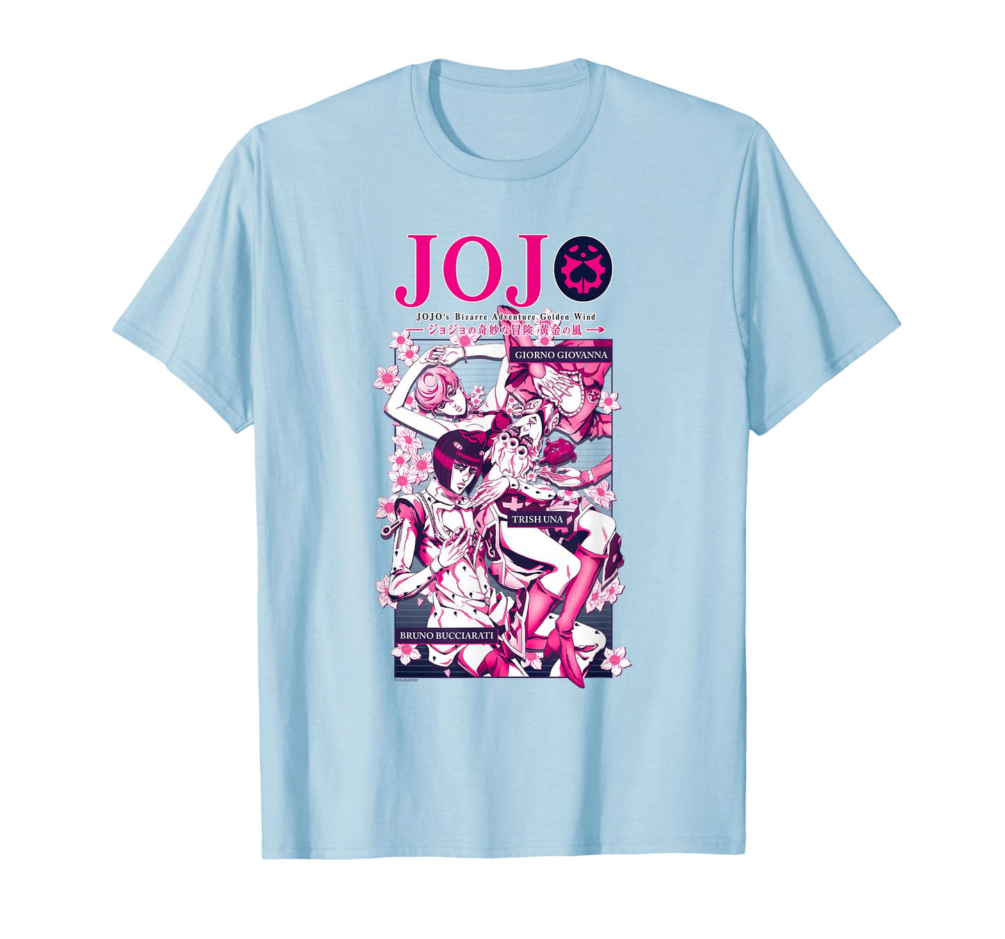 JoJo's Bizarre Adventure Golden Wind Flowers Anime T-Shirt
