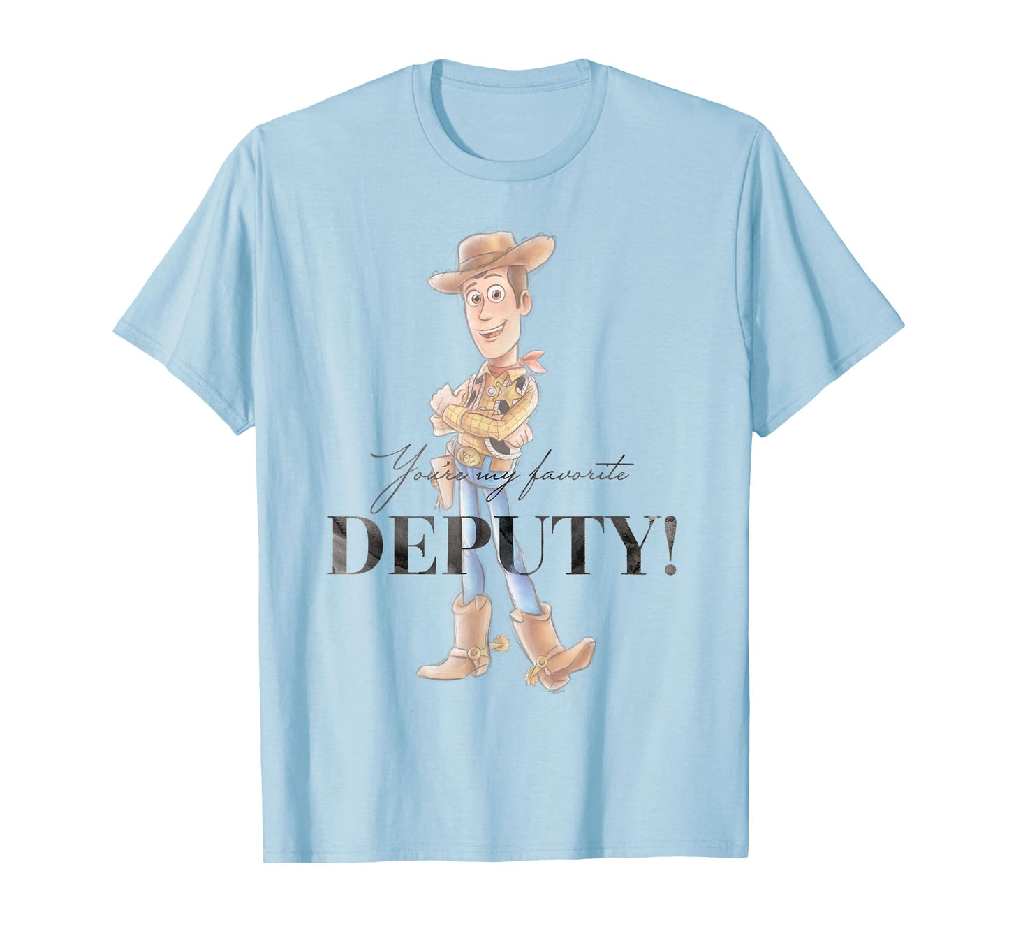 Disney 100 and Pixar's Toy Story Woody My Favorite Deputy T-Shirt