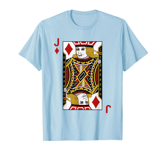 Jacks of Diamonds J Blackjack Playing Cards Tshirt T-Shirt