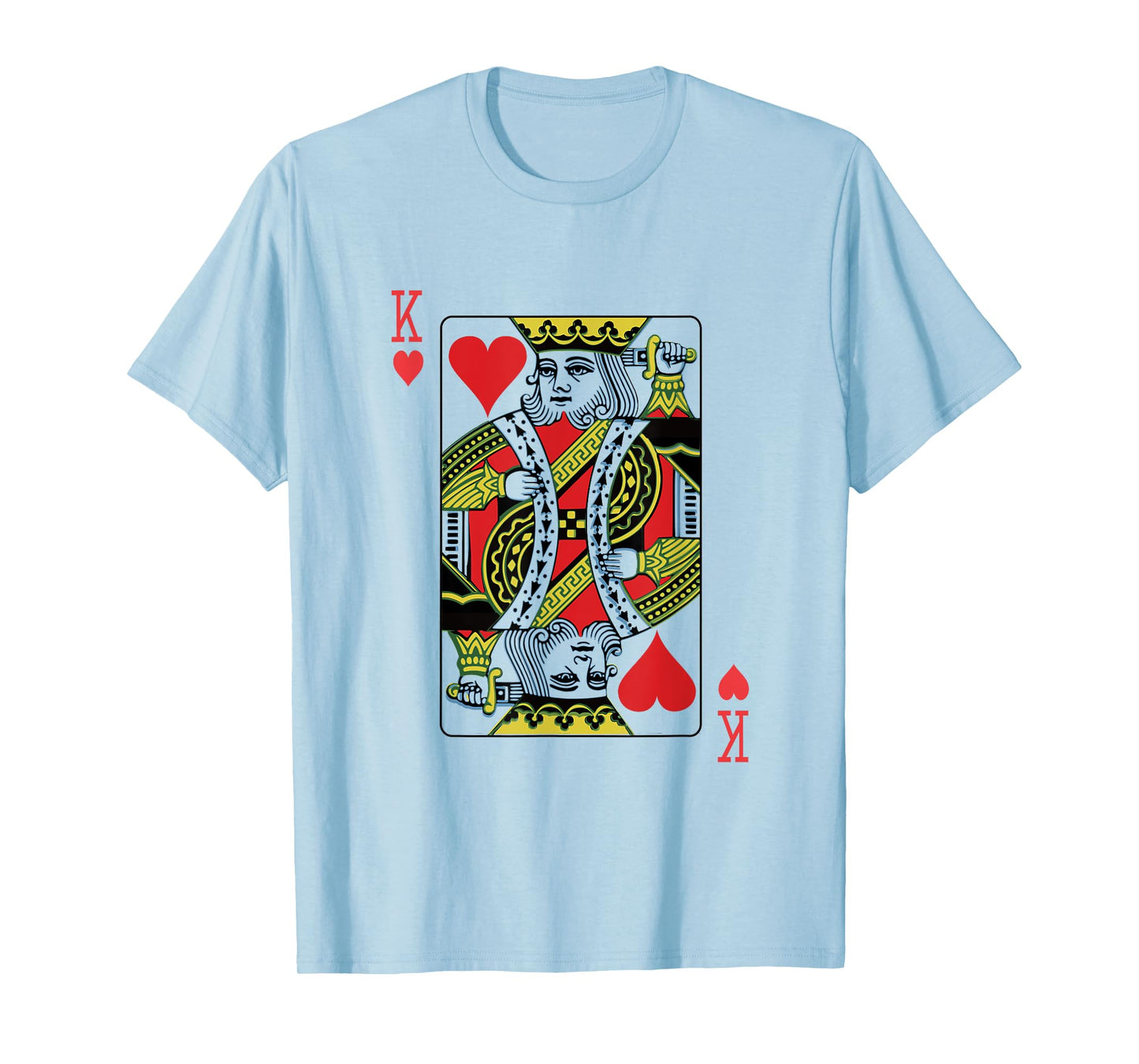 King of Hearts Playing Card Poker T-Shirt