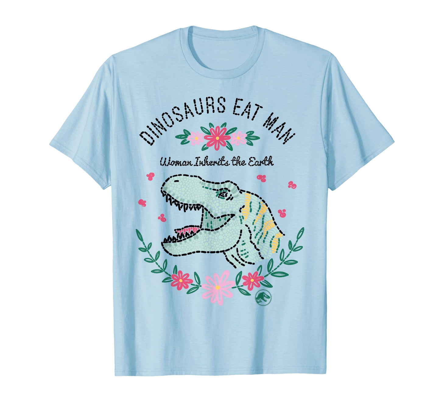 Jurassic Park Dinos Eat Man Women Inherit The Earth T-Shirt Small