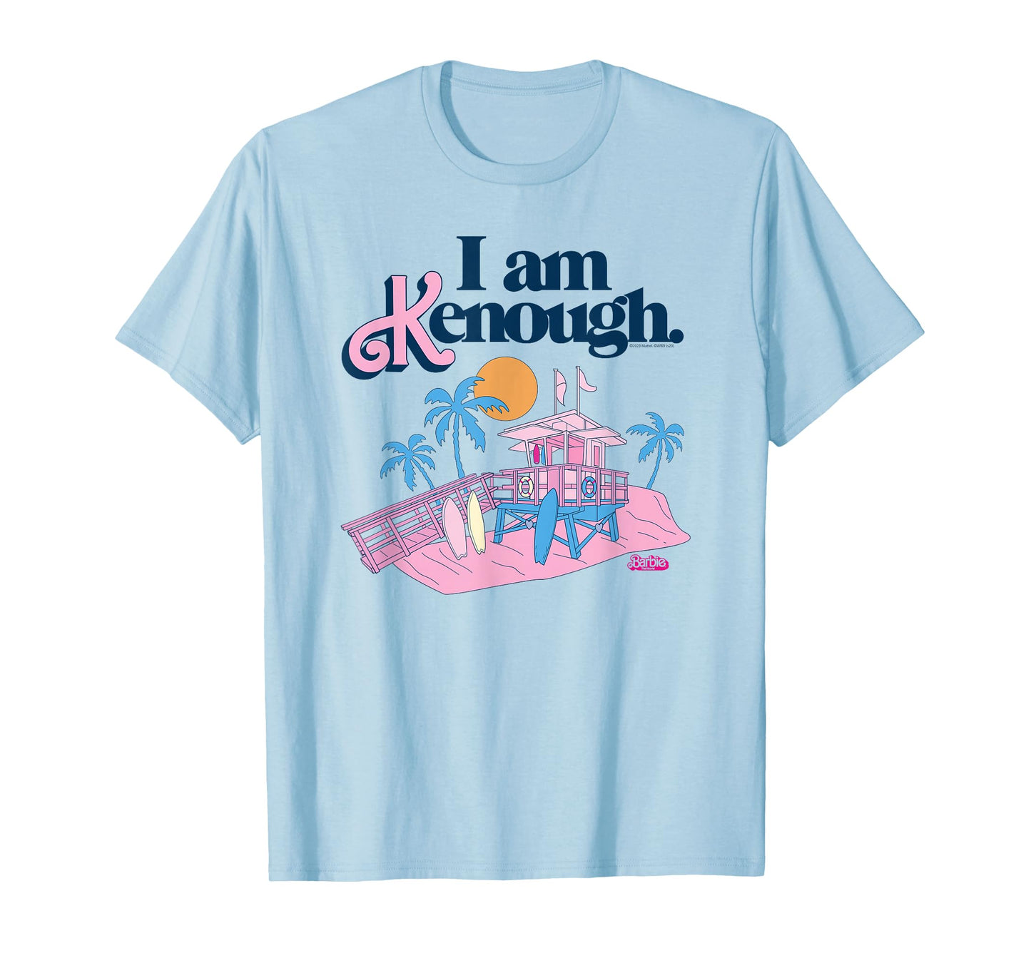 Barbie The Movie - I Am Kenough Lifeguard Stand T-Shirt