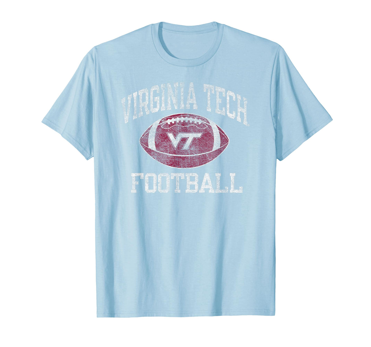 Virginia Tech Hokies Football Intensity Vintage Orange T-Shirt