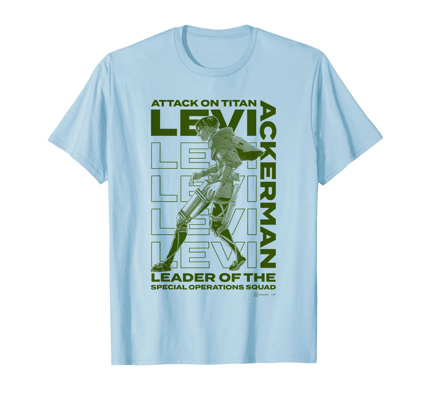 Attack on Titan The Captain Levi Ackerman Epic Big Portrait T-Shirt