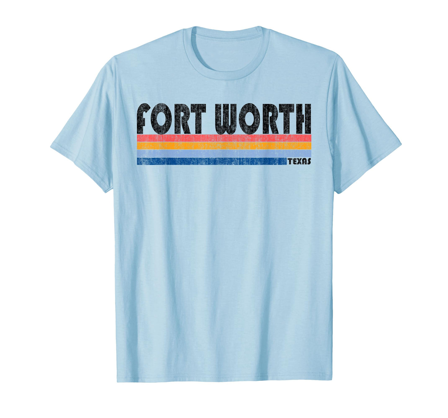 Vintage 1980s Style Fort Worth TX T-Shirt T-Shirt